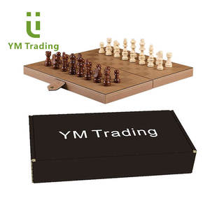 Set di Scacchi e Dama in Pelle e Legno da 12 Pollici per Bambini e Adulti, Scacchiera Magnetica Ecologica dal Design Unico - Product Image 6