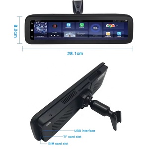 High Definition 4 CH Kameras Auto Recorder <span class=keywords><strong>Android</strong></span> 9.0 2G 32GB GPS Wifi 4G Live Mirror Dash Cam für Autos LKW BUS TAXI - Product Image 1