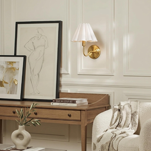 Lámpara de Pared Decorativa Recargable LED con Pantalla Reemplazable, Lámpara de Pared Inalámbrica de Tela para Interiores, para Mesita de Noche - Product Image 2