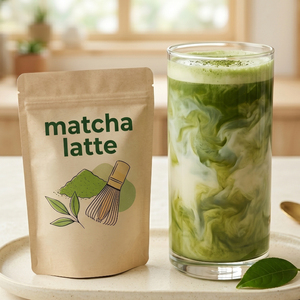 Matcha Latte en Polvo Orgánico de Grado Ceremonial <span class=keywords><strong>Sin</strong></span> Lácteos <span class=keywords><strong>Sin</strong></span> Azúcar Bebida Instantánea Venta al por Mayor Bajo MOQ - Product Image 1