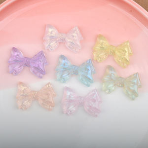 Acrylique sirène Dazzle arc bricolage crème colle accessoires épingle à cheveux grotte chaussures 3D patch fabricants en gros - Product Image 3