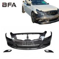 Couvre-pare-chocs avant en fibre de carbone de spécification IPL fabriqué par BFA, amélioration aérodynamique pour G35 G37 4 portes