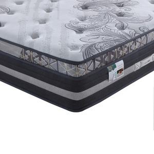 Muebles de dormitorio, venta al por mayor, colchones de látex de muelles helicoidales de bolsillo doble Queen King personalizados, gran oferta - Product Image 1