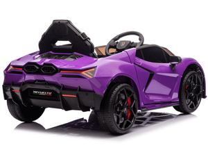 <span class=keywords><strong>Voiture</strong></span> électrique pour enfants Lamborghini Revuelto sous licence, 12V, <span class=keywords><strong>voiture</strong></span> de <span class=keywords><strong>sport</strong></span> jouet avec télécommande 2.4G pour enfants de 3 à 8 ans - Product Image 4