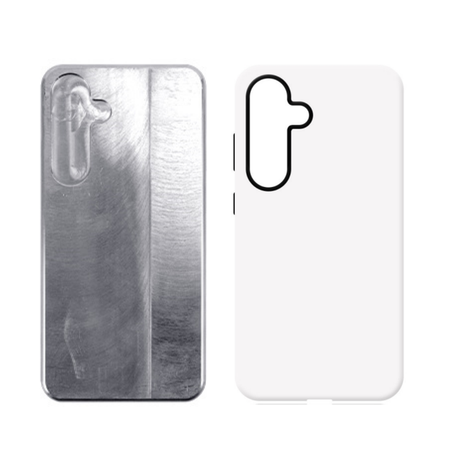 3D Coated 2 in 1 Sublimation Phone Case Mold for Samsung S26 S25 S24 S23 S22 Series Mobile Back Cover Aluminum Mould Metal Jigs