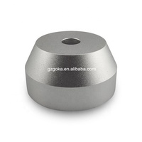 Adaptateur en aluminium 45 tr/min pour lecteur de disque vinyle imprimé personnalisé pour albums 7"