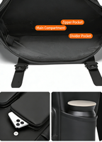 Sac à dos pour ordinateur portable personnalisable en stock, revêtement PU, léger, durable, voyage, travail, étudiant, collège, étudiant, sac à dos pour ordinateur portable