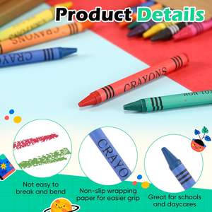 Lot de 50 crayons de couleur pour enfants, enseignants, classe, 8 couleurs, ensemble de crayons de couleur pour artiste professionnel, <span class=keywords><strong>pastel</strong></span>, soyeux - Product Image 4