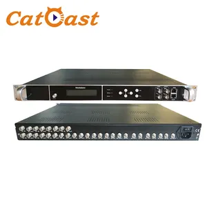 Rf Modulator CATV Digital Modulator 8 12 16 20 24 FTA DVB-S2 DVB-C DVB-T ATSC ISDBT Tuner To RF Transmodulator DVB T2 Modulator