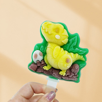 Moule en silicone pour crème glacée dinosaure-Moule à gâteau en mousse Popsicle fait maison créatif pour accessoires de cuisine