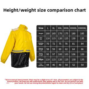 Veste <span class=keywords><strong>de</strong></span> <span class=keywords><strong>pluie</strong></span> <span class=keywords><strong>de</strong></span> moto réfléchissante haute visibilité jaune costume imperméable pour hommes vêtements <span class=keywords><strong>de</strong></span> travail durables usine en gros - Product Image 4