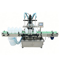 Remplisseuse automatique à pompe à engrenages à quatre têtes Zhongjie Servo Lift 42L avec PLC pour boissons et eau