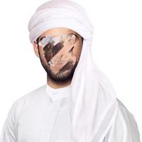 Keffiyeh Ghutra à carreaux saoudien palestinien, foulard de tête musulman rouge de qualité supérieure pour homme, chèche arabe pour adulte