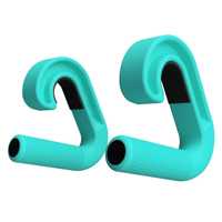 Poignée de fitness multifonctionnelle en ABS de type crochet pour tractions, soulevés de terre et rame – Idéale pour les salles de sport à domicile et les studios
