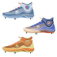 Crampons de football américain OEM Chaussures de football personnalisées Crampons de baseball Chaussures de sport Baskets pour hommes