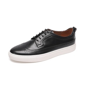 Baskets Rétro Homme en Cuir Pleine Fleur – Chaussures Décontractées Durables avec Coutures Renforcées, Légères pour l'Été et l'Automne - Product Image 4