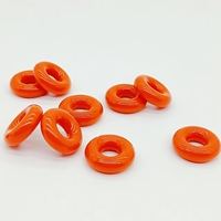 Joint torique en silicone résistant aux hautes températures, étanche, rond, rouge et blanc
