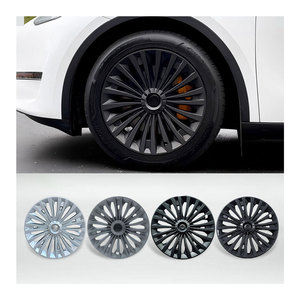 Snap-on 19 pouces multicolore PC jante couverture de roue HubCap couverture ABS capuchon de roue pour Tesla modèle Y 2018-2024 - Product Image 1
