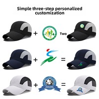 Gorra de Béisbol 100% Personalizada con Logotipo Bordado o Impreso, Transpirable, Impermeable, de Secado Rápido, con Protección Solar para Correr al Aire Libre, de Fábrica