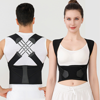 Correcteur de posture pour le dos, pour femmes et hommes, redresseur d'épaules, soutien dorsal complet réglable, soulagement des douleurs du haut et du bas du dos