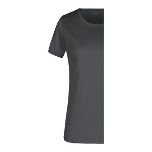 T-shirt personnalisé pour femme, col rond, manches courtes, style urbain, en coton biologique polaire uni, respirant et gaufré, respectueux de l'environnement - Product Image 6