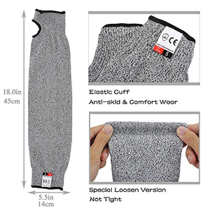 ปลอกแขนกันบาดระดับ 5 ยาว 18 นิ้ว ระบายอากาศได้ดี นุ่ม ยืดหยุ่น ป้องกันการบาด ป้องกันรอยฟกช้ำ สำหรับผิวบาง - Product Image 3