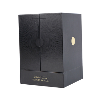Logo personalizzato Soft Touch carta profumo nero Make up confezione regalo di lusso magnetico scatola per il profumo - Product Image 6