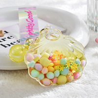 Porte-clés BSBH Fashion, mignon, en acrylique, découpé, design, pendentif pour sac, huile liquide à effet sable mouvant, perle colorée flottante, coquille, porte-clés pour voitures