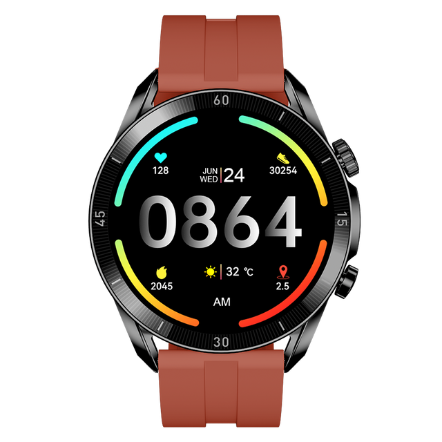 SMA AM07 AMOLED Calling Smart Watch with Metal & Silicone Band Waterproof IP68 Calendar Health Care & Fitness Tracker