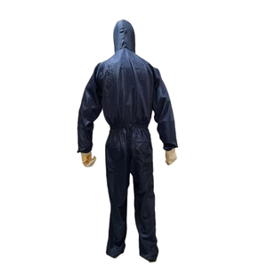 Combinaison <span class=keywords><strong>de</strong></span> peintre réutilisable en nylon et polyester bleu marine, combinaison <span class=keywords><strong>de</strong></span> pulvérisation respirante en nylon - Product Image 2