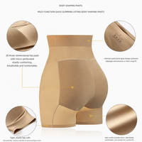 Pantalon gainant sans couture taille haute grande taille, effet remonte-fesses et sculptant le corps, avec coussinets de contrôle du ventre, style transfrontalier Europe-Amérique