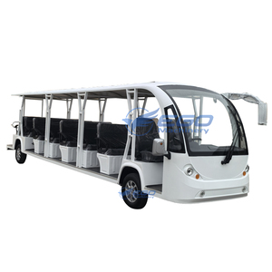 Vente en gros de voitures électriques à 4 roues pour adultes, 72V, 8 à 23 places, bus touristique, bus de navette - Product Image 2