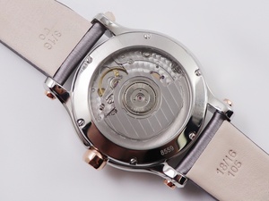 Montre mécanique à quartz en acier inoxydable léger de haute qualité pour hommes et femmes, Happy Rolling Diamond, Chopardes - Product Image 6