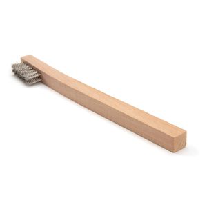 Industrial Grade Stainless Steel Wire <b>Brush</b> with Wood Handle for Cleaning Customizable OEM Support - Product Image 1