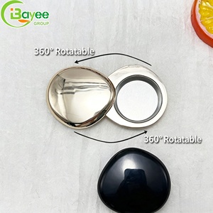 Solid and <b>Drop</b>-resistant Zinc Alloy Four-color Irregular-shaped Metal <b>Box</b> Solid Perfume Case Refill Solid Perfume Container - Product Image 3