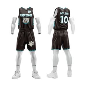 Ropa deportiva, diseño de logotipo de equipo personalizado, Jersey cosido, ropa de baloncesto, uniforme de baloncesto por sublimación - Product Image 4