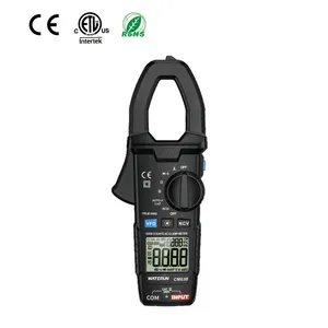 Ac/Dc Current Voltage True RMS Auto Range VFD Capacitance NCV Tester Multimeter Clamp Meter Digital