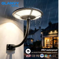 Lampadaire Solaire LED UFO Type Soucoupe Volante avec Capteur 100W 200W IP65 DC Étanche pour Jardin, Villa, Communauté, Extérieur, Route