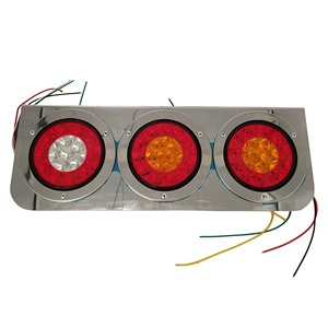 Pièces de système d'éclairage de camion de haute qualité, universelles, électroplaquées, LED, triple feu arrière, feu latéral pour remorques - Product Image 1
