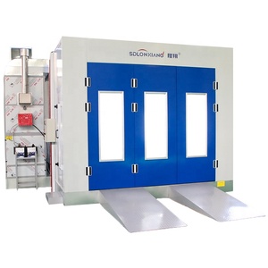 Cabine de peinture à pulvérisation d'huile anti-givre 37KW LX-D2 pour voitures, chauffage électrique, filtre haute efficacité, certifiée CE, 10000m3h - Product Image 4