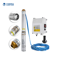Pompe submersible haute pression pour puits profond 7,5 CV 5,5 kW 4SD3/56, en acier inoxydable 304, certifiée CE