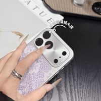 Coque de téléphone de luxe scintillante avec protection d'objectif de caméra laser pour iPhone 14 Pro Max iPhone 17 – Étui de téléphone tendance en TPU