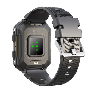 Montre connectée multifonctionnelle à écran TFT avec boîtier en alliage, montre intelligente carrée, fréquence cardiaque, suivi du sommeil, notification d'appel, suivi de la forme physique - Product Image 4