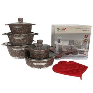 Marmite à soupe multifonctionnelle antiadhésive en granit, 12 pièces, en forme d'épée, avec fond tourbillon à oreilles coupantes pour friture profonde - Product Image 5