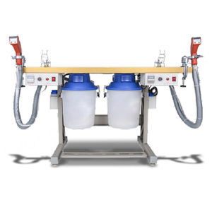 เครื่องตัดด้ายอัตโนมัติแบบสองหัว รุ่นใหม่ ใช้เครื่องยนต์เหล็ก สำหรับตัดเสื้อผ้า รองเท้า ทำงานได้สองคน - Product Image 1