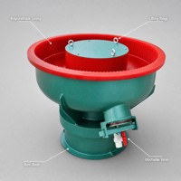 Machine de polissage automatique de métaux, moteur 1,1 kW, pour le débavurage de petites pièces en aluminium et fer, forme de bol, facile à utiliser