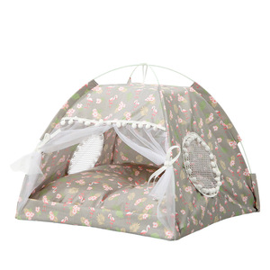 <span class=keywords><strong>Cama</strong></span> Plegable para Gatos COJITO con Cojín Extraíble y Lavable, Transpirable, para Todas las Estaciones, <span class=keywords><strong>Cama</strong></span> para Dormir en Interiores para Mascotas - Product Image 1