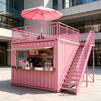 Nouveau Kiosque Alimentaire Portable Conteneur de 10 pieds pour Ventes Extérieures et Espaces Commerciaux