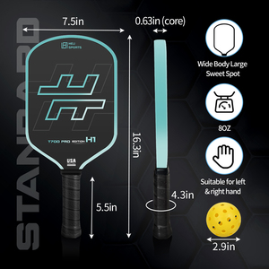 Pagaie de Pickleball intelligente (compatible avec capteur) Pagaie de Pickleball en fibre de carbone <span class=keywords><strong>Acheter</strong></span> maintenant, <span class=keywords><strong>Payer</strong></span> <span class=keywords><strong>plus</strong></span> <span class=keywords><strong>tard</strong></span> - Product Image 4
