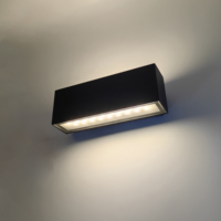 Applique murale LED moderne et élégante, lampe de jardin LED, applique murale à double émission en aluminium moulé sous pression pour application extérieure, CCT